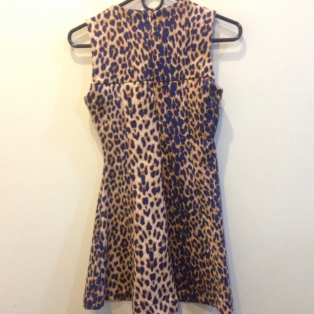 ASOS LEOPARD PRINT SKATER DRESS - Picture 4 of 4